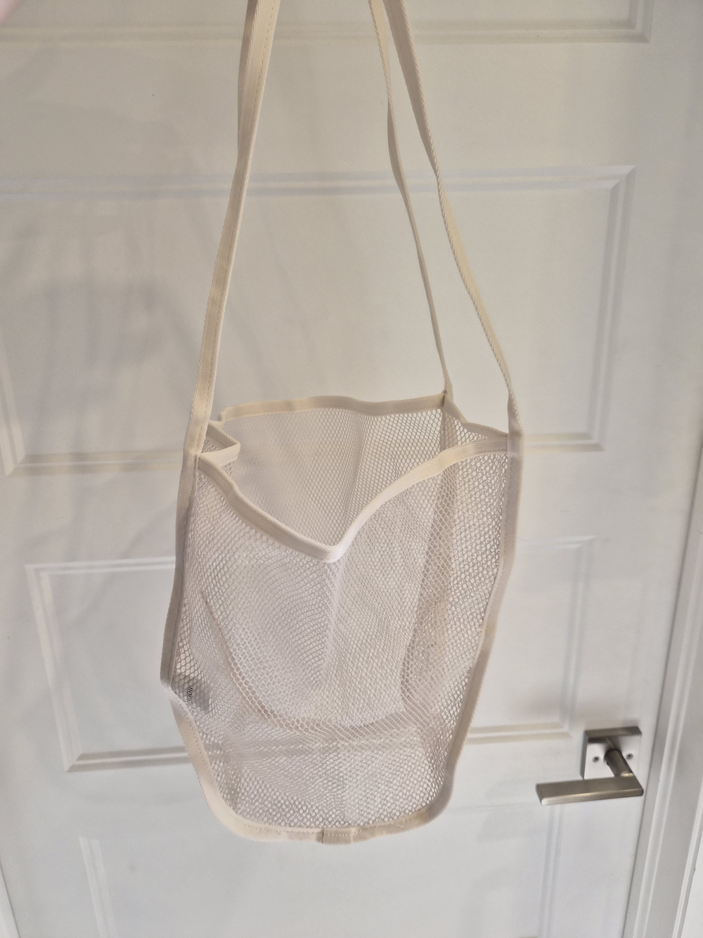 Espoir Everyday Mesh Tote Bag in Cream
